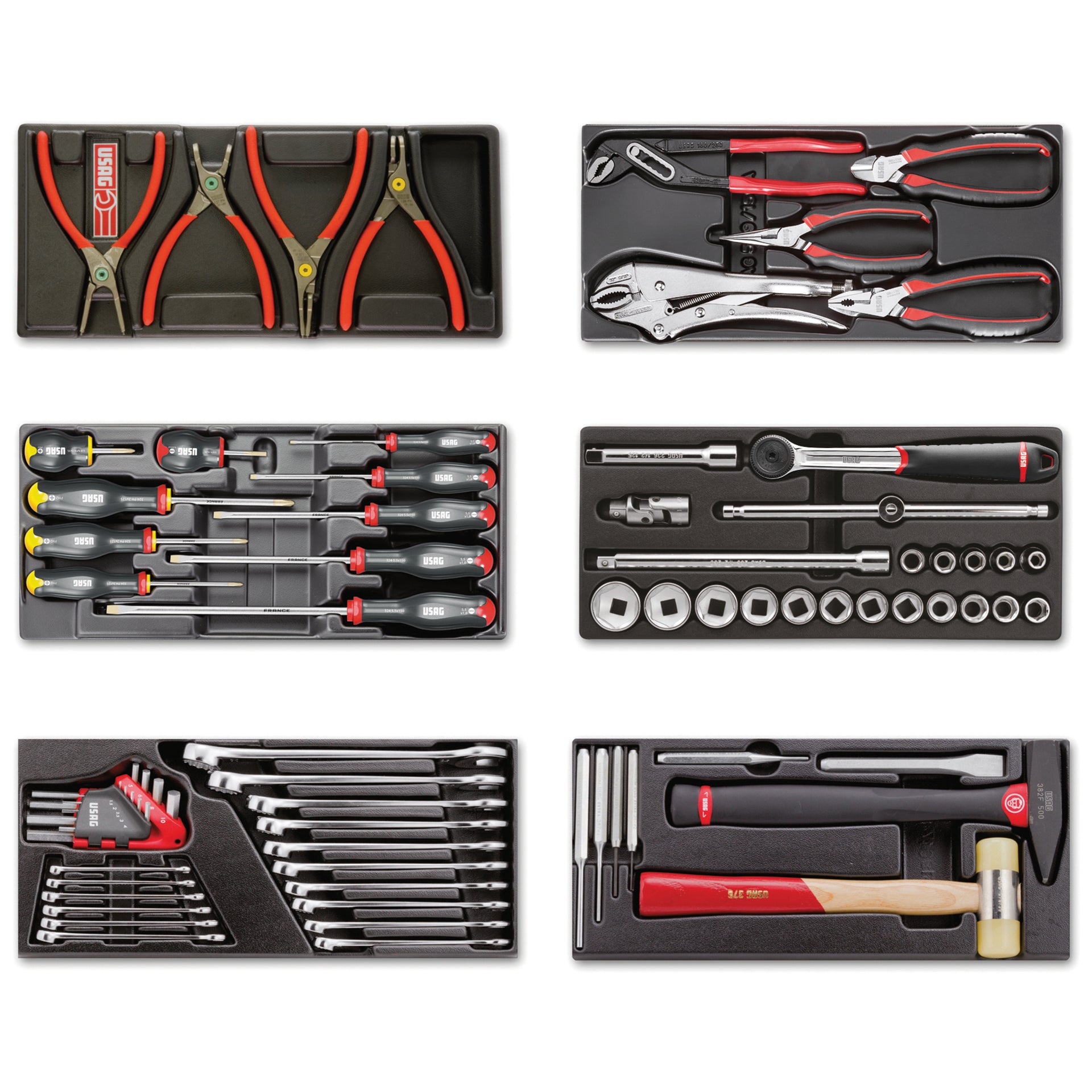 495 BA Assortiment d'entretien de base (74 pièces) - 2 tiroirs - Usag - U04950002 495 BA Assortiment d'entretien de base (74 pièces) - 2 tiroirs - Usag - U04950002